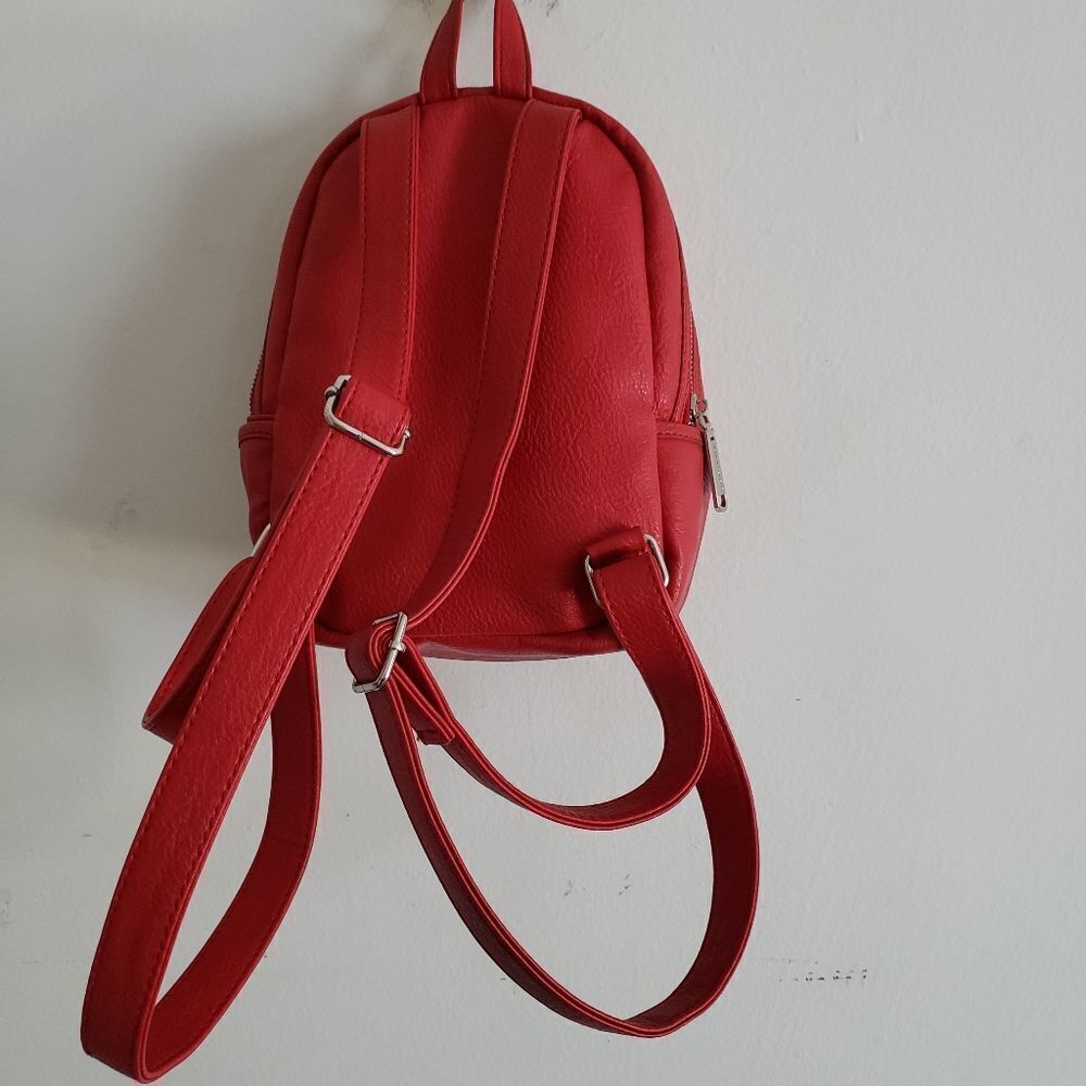 Steve Madden Red Mini Backpack - Picture 5 of 7